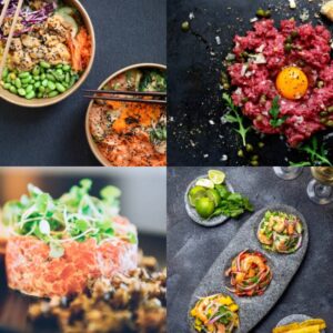 Poké, Tartars y Ceviche